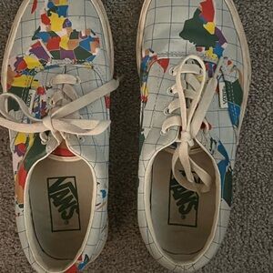 Vans Kids Colorful Map Sneakers